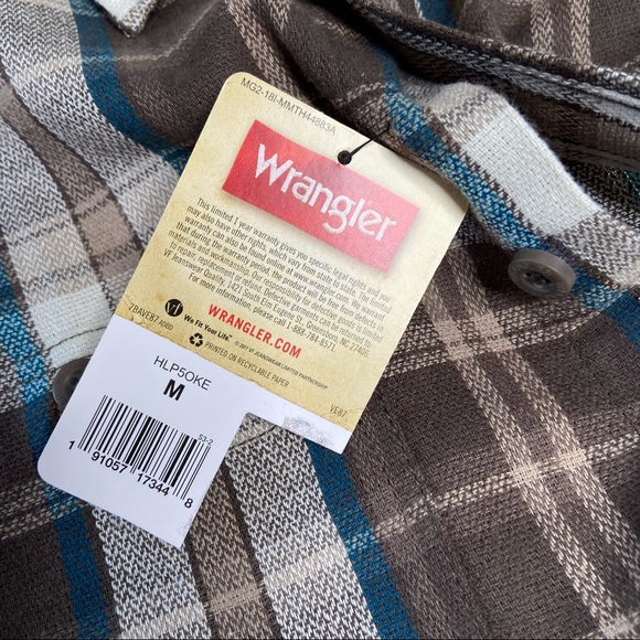 WRANGLER Relaxed Fit Heavyweight Button Down Shirt - Picture 7 of 10